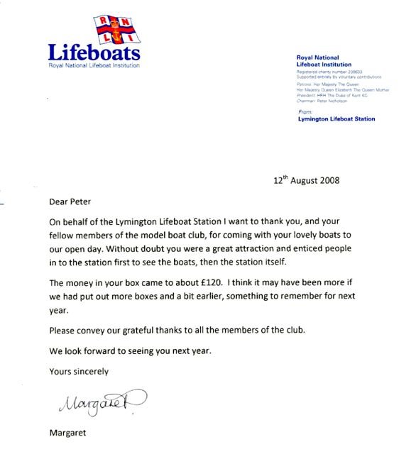 2008 - RNLI: Lymington Lifeboat Day